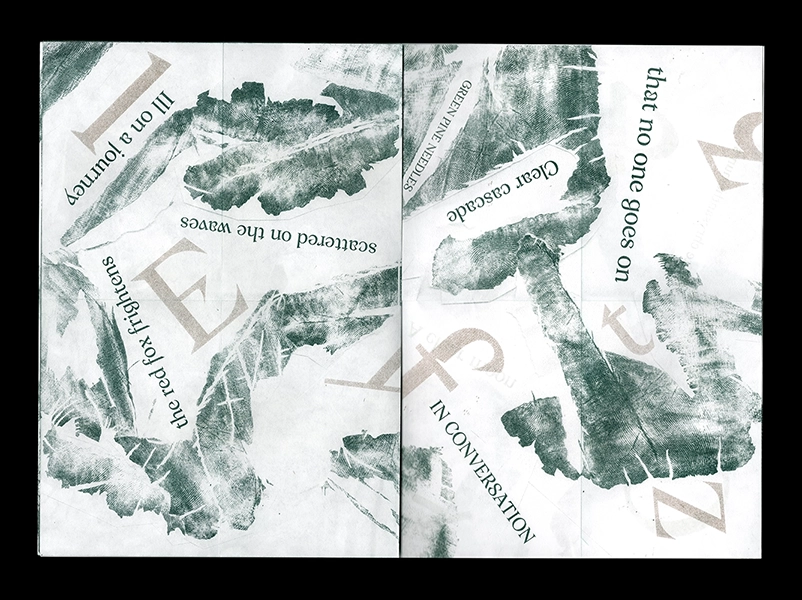 Minazuki printed specimen opened